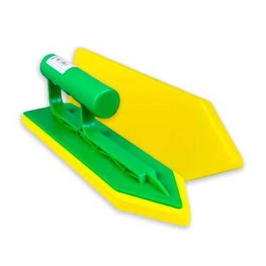 Imagem de Desempenadeira Para Rejunte Compel 1.2448 Poliestireno Resistente Calafetação Acabamento e Construção Precisão 23 x 6 cm Original Profissional - Verde