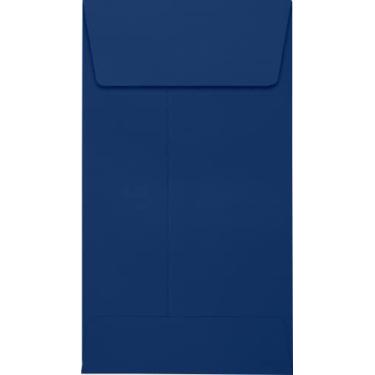 Imagem de LUXPaper #5 1/2 Envelopes de moeda em 36 kg Azul marinho para coleções de moedas, sementes, pequenos itens de inventário e carimbos, pacote com 50, tamanho envelope 8 x 14 cm (azul escuro)