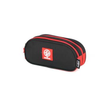 Imagem de Estojo Escolar Luxcel Enaldinho 2 divisórias - Licenciado - Preto