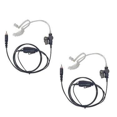 Imagem de JUYODE Fone de ouvido de tubo acústico CLP1010e com microfone para Motorola CLP1040e CLP1080e CLP1083e CLP446e CLPe446 CLP107e CLPe107 CLPe Plus Walkie Talkie de 1 pino de 2,5 mm de bloqueio de fone