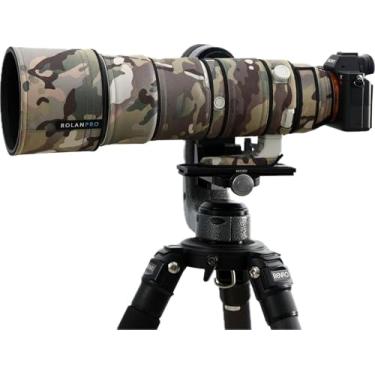 Imagem de Rolanpro Capa de lente de camuflagem para Sony FE 200-600 mm F5.6-6.3 G OSS Capa protetora para lente - #4 MC impermeável