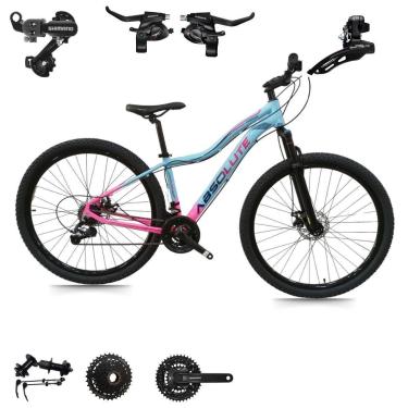 Imagem de Bicicleta Feminina Mtb Aro 29 Aluminio Absolute Hera 24v SHIMANO Disco Mecanico Cubo K7-Feminino