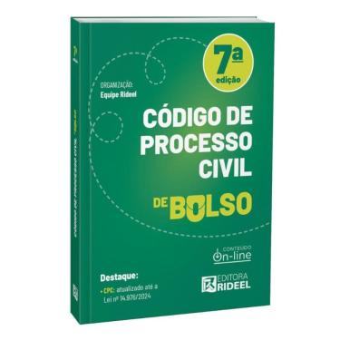Imagem de Código de Processo Civil - CPC de bolso - 2025 Rideel