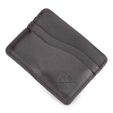 Imagem de Carteira Masculina Simples Porta Cartão em Couro Envio Imediato - Use 