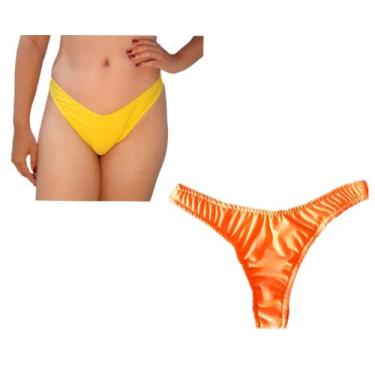 Imagem de Kit com 2 calcinha asa delta fio dental biquíni asa dental - DE UMA MA
