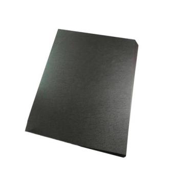 Imagem de Capa para encadernação Ofício Preta PP Couro 0,30mm 100un - Lassane