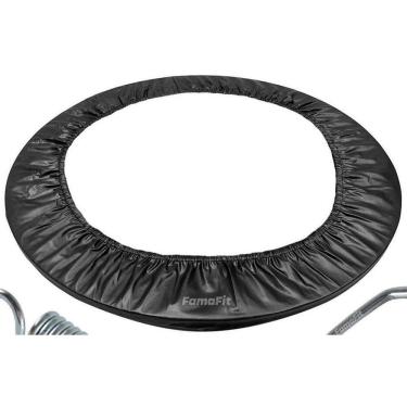 Imagem de Capa Saia Proteção Jump + 30 Molas 8Cm + 15 Ganchos Bigode