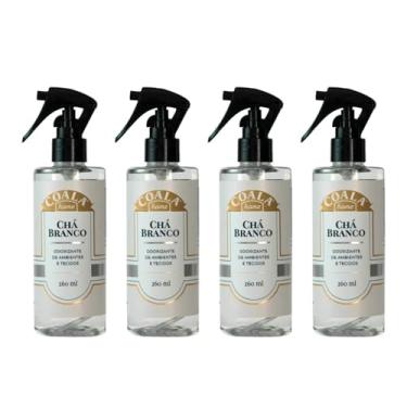 Imagem de Kit 4 Odorizante de Ambientes e Tecidos Coala Home Spray Chá Branco 260ml
