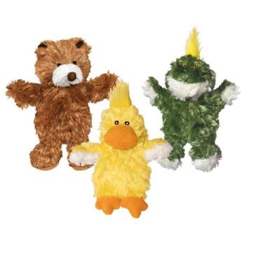 Imagem de Brinquedo Kong Low Stuffing para Cães - Tamanho X-Pequeno com 3 Animai