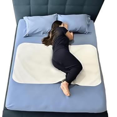 Imagem de 3 Absorventes Protetores Para Colchão Lavável Uso Geriátrico e Infantil - 100x70cm - Impermeável Branco