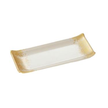 Imagem de Pratos de mesa retangulares para restaurante de panela quente, imitação de porcelana de churrasco prato de lanche criativo-W19