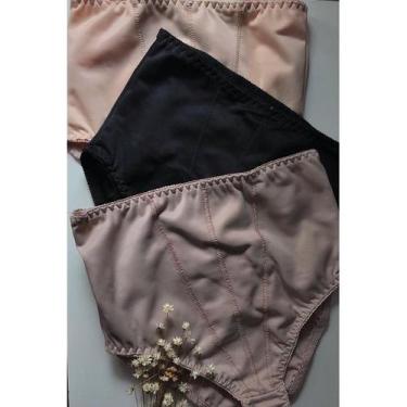 Imagem de Kit com 3 Calcinhas Calçola Cinta Modeladora Cetinete Rosset Rossete D