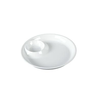 Imagem de Prato de mesa branco, prato de lanche de porcelana multi-grade -3 2036-10