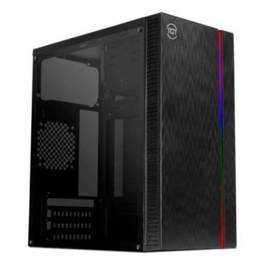 Imagem de Gabinete TGT G250 S/Fan S/Fonte LED Rainbow Lateral Acrilico Preto - T