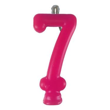 Imagem de Vela de Aniversário Neon Pink - Festcolor, 7
