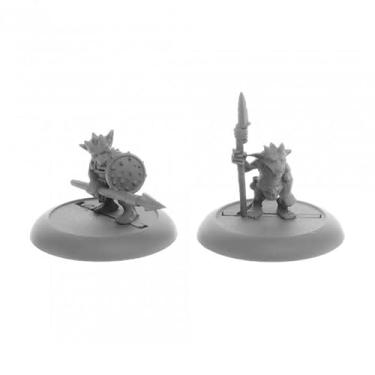 Imagem de Reaper Dark Heaven Legends: Two Ratpelt Kobolds Spearmen (04078)