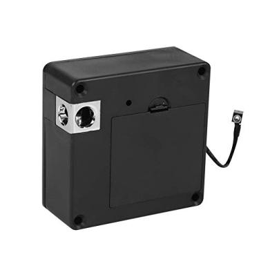 Imagem de Fechadura de armário escondido Home Office RFID Smart Electronic Invisible Gaveta Suporte de trava de gaveta Um cartão mestre aberto várias fechaduras, adequado para porta de madeira, gaveta, armário, porta de correr