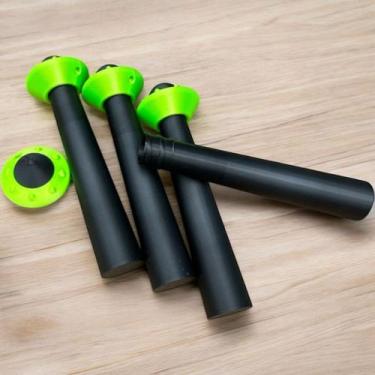 Imagem de Porta mocó Nave Espacial  Kit com 4 unidades - FLEX3D, Tampa verde, Tu