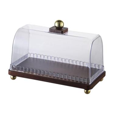 Imagem de WeiLaiKeQi Suporte de bolo com tampa de bolo de bolo de bolo