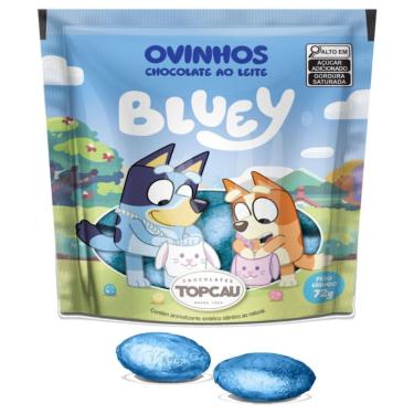 Imagem de Ovinhos de Páscoa Chocolate ao Leite Bluey 72g - Topcau