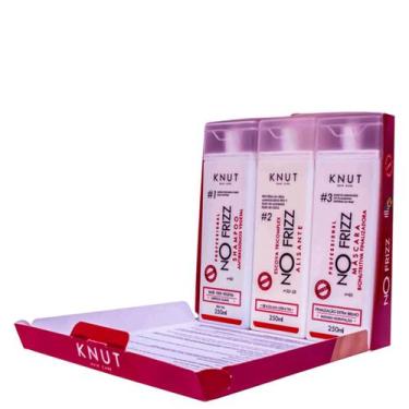 Imagem de Kit NoFrizz Escova Tricomplex Alisante No Frizz Knut