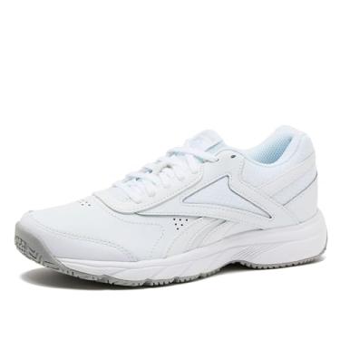 Imagem de Reebok Tênis feminino Work N Cushion 4.0 Mesh Inset para corrida e treinamento, Branco/Cinza Frio 2/Branco, 36
