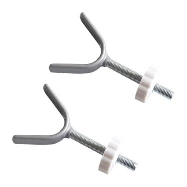 Imagem de Fence post yffffs, cerca de parafusos y - Sem perfuração Hardware de alta resistência à cerca 2 peças | Hardware de aço inoxidável para escadas de escadas na sala de espaços abertos