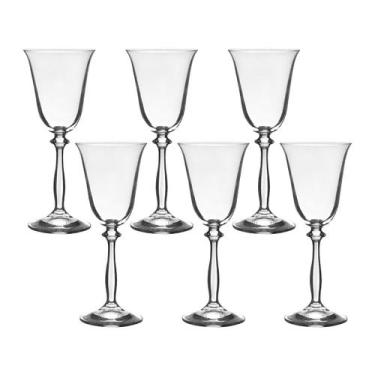 Imagem de Taça de Cristal Bohemia Para Vinho Branco 185 ml Angela 6 Peças - Bohe