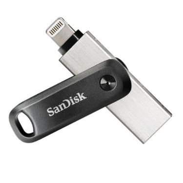 Imagem de Pen Drive USB SanDisk iXpand Go com 128GB de Armazenamento