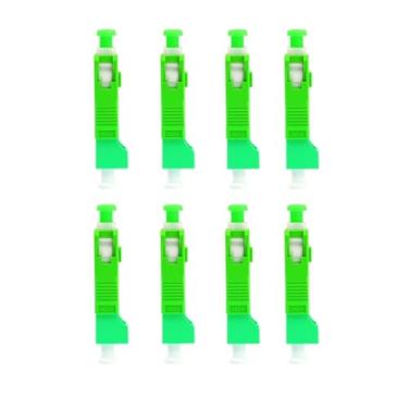 Imagem de TXWTXPJ - Conector adaptador SC macho para LC fêmea, modo único 9/125μm, SC/APC macho para conector adaptador de fibra óptica híbrido LC/APC fêmea (10)