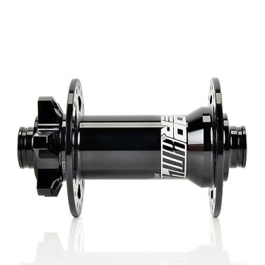 Imagem de Enjcyling KOOZER XM460 Boost MTB Cubo dianteiro, 28 furos, 6 pontas, 72HD, freio a disco de aço cromado e molibdênio eixo através do eixo 15x110mm para MTB 8-12s