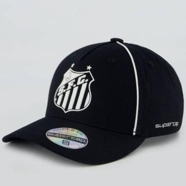 Imagem de Boné Santos Americano Infantil Preto - Supercap, Único