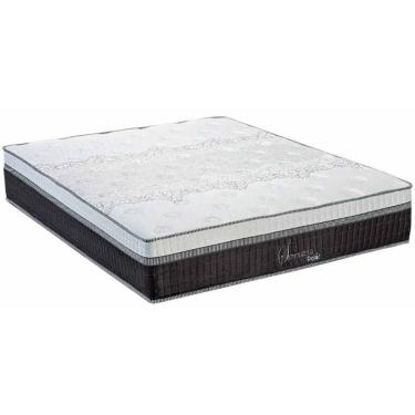 Imagem de Colchão Casal Molas 138cm X 30cm Branco/Preto