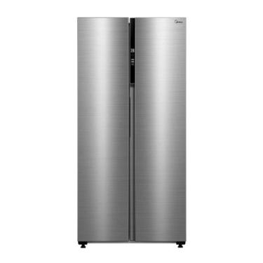 Imagem de Refrigerador Midea Side By Side 442 Litros MDRS598 Inox 110V, 110V