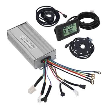 Imagem de Kit de controlador de motor elétrico de bicicleta 30a onda senoidal lcd7u Medidor de fingura acelerador para 48V 1000W 1500W Motor Diy Biciclo Electric Scooter ABS Alumínio Metal