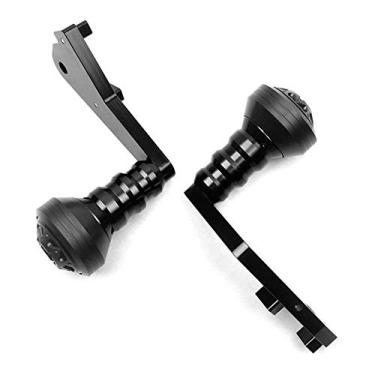 Imagem de Acc-Creativity Motocicleta CNC Alumínio Motor Crash Guard Case Frame Sliders Protector Proteção contra quedas Compatível com Honda CBR600RR F5 13-19 (preto)