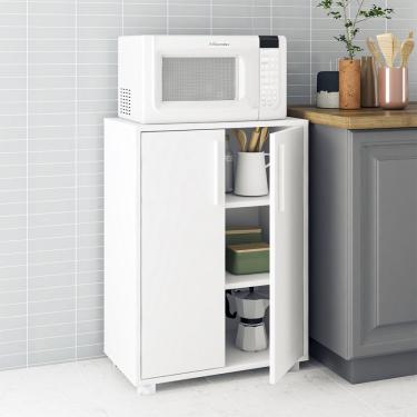 Imagem de Armário 2 Portas 2 Prateleiras Mdp 15mm Branco