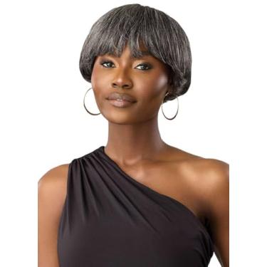 Imagem de Outre Fab & Fly Full Cap Wig Gray Glamour - Human Hair - Mikah (HL34/51)
