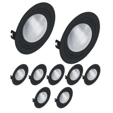 Imagem de 9 Spot Embutido Redondo Face Plana Par30 E27 - Save Energy