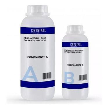 Imagem de Resina Epoxi Cristal De Baixa Viscosidade Kit Com 500 G. - Bertan Resi