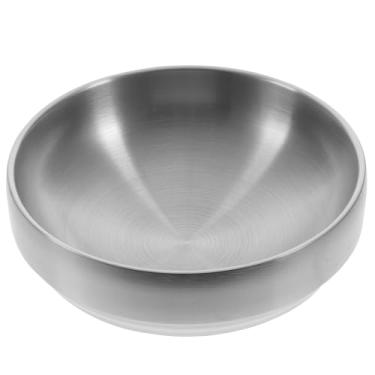Imagem de Tigelas De Aço Inoxidável 7,4" Para Servir - 34 Oz Grandes Massas, Macarrão Instantâneo, Salada Legumes, Sopa Cozinha, Mistura Cozinhar, Assar, Laváveis Na Máquina Lavar Louça
