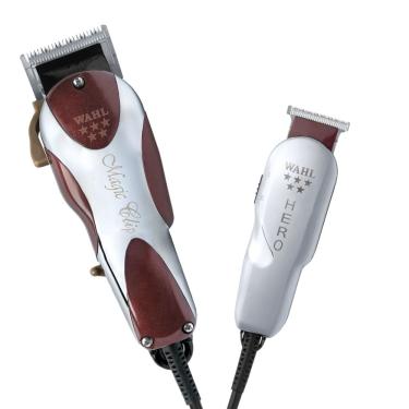 Imagem de Kit Máquina de Cortar Cabelo Wahl  Magic Clip e Hero 127v 127v