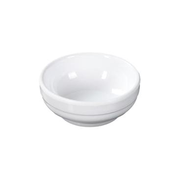 Imagem de TROSIQUANJIA Casa simples e delicada imitação branca de porcelana redonda anti-queda vinagre borboleta - prato de sabor de proteção de borda de 7,6 cm