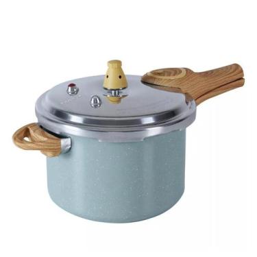 Imagem de Panela de Pressão Antiaderente Ceramica Brinox 4,2 Litros Cooktop Fogã