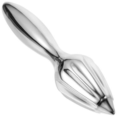 Imagem de Cabilock Espremedor de limão, fácil de segurar, raspador cítrico de aço inoxidável, ferramenta de suco, para frutas, limão, uso diário, cozinhas, bares, cafés, restaurantes
