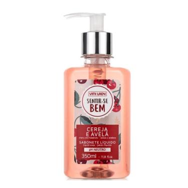 Imagem de Sabonete Líquido Sentir-se Bem Cereja e Avelã 350ml Vini Lady-Unissex