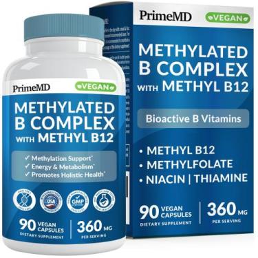 Imagem de Suplemento PrimeMD Metilado B Complex com Metilfolato 1000mcg