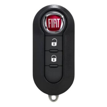 Imagem de Chave Completa Fiat Strada Mobi Novo Uno 4A 433Mhz 2 Botões - Marca