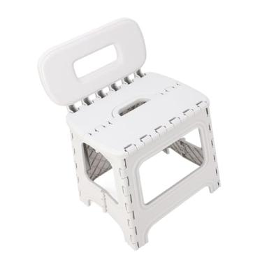 Imagem de Yosoo Disas de Etapas Portáteis Resistentes, Etapa Dobrável para Adultos e Crianças Segura até 300 Libras, Fezes Compactas de Plástico Dobrável Com Alça, (S)