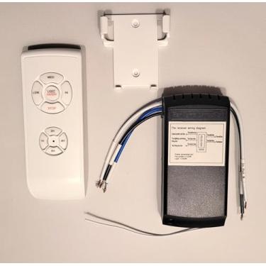 Imagem de Ironsmith Lighting Products Kit De Controle Remoto Universal 3 Em 1 Para Ventilador Teto, Temporizador E Velocidade Iluminação, Compatível Com Breeze/Hunter/Harbor/Honeywell/Westinghouse Acessórios